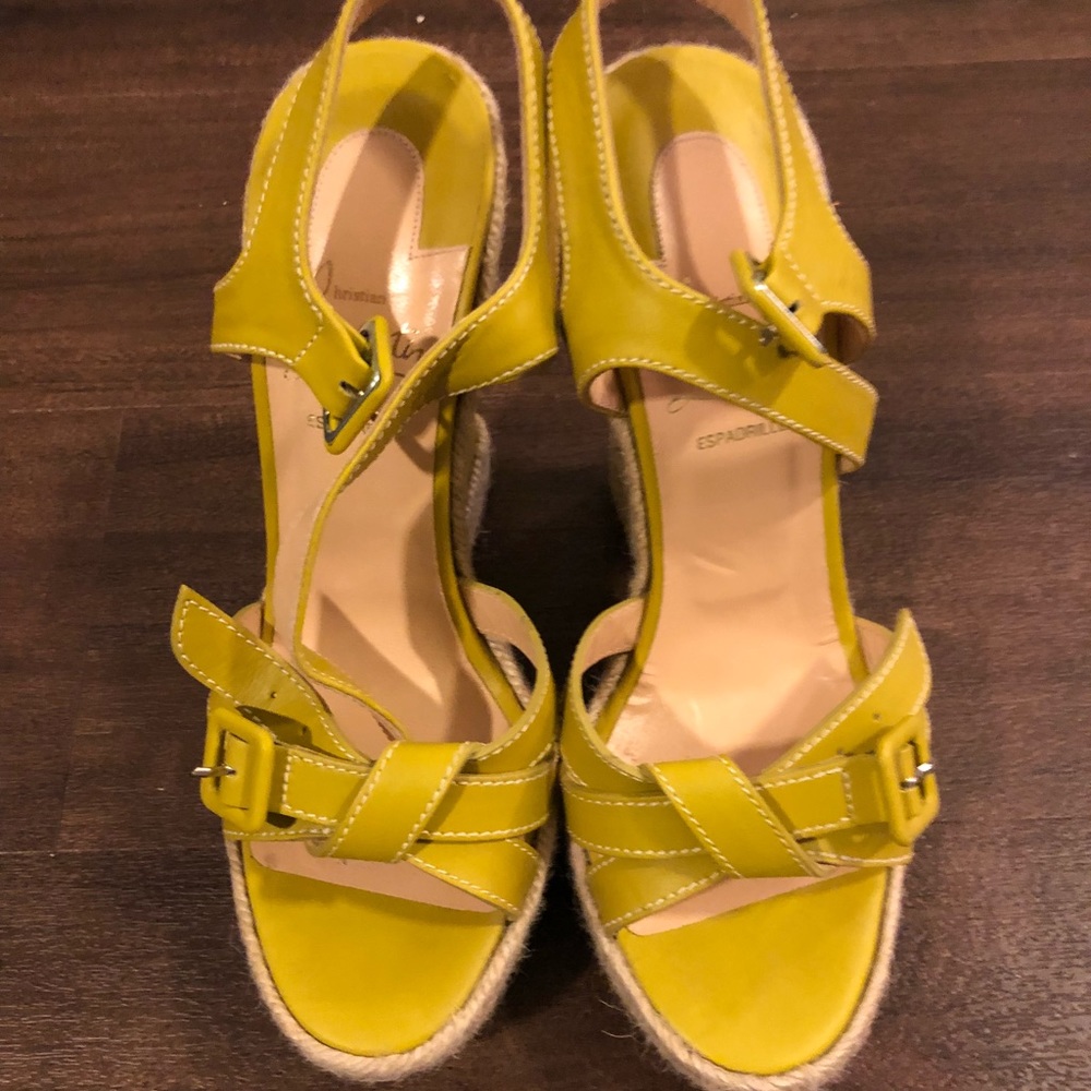 Authentic Christian Louboutin Wedges